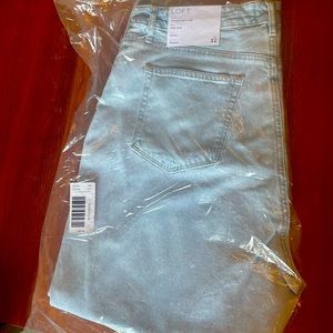 Loft Light-Washed Cropped Jeans